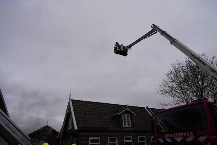 Grote brand in schuur