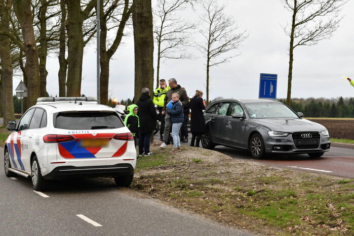 Kop-staartbotsing tussen twee voertuigen