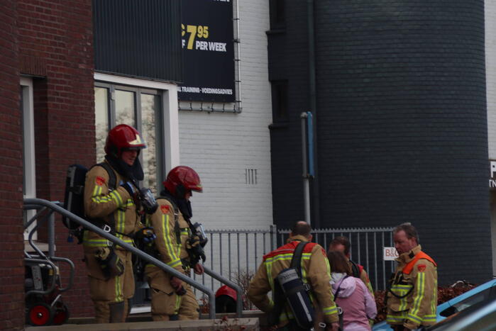 Rookontwikkeling bij brand in kelder