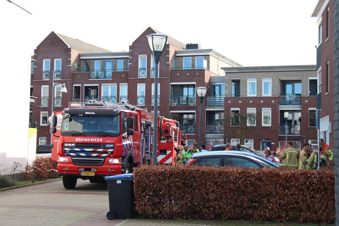 Rookontwikkeling bij brand in kelder