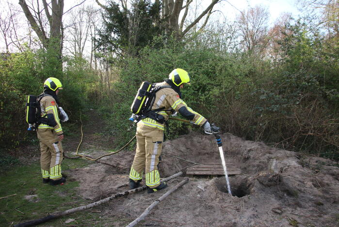 Buitenbrand snel onder controle