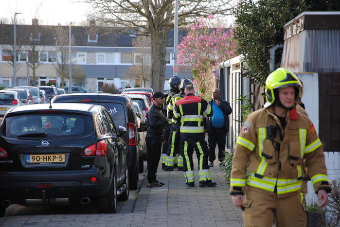 Brand in kelderbox snel onder controle