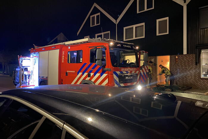 Brandweer ingezet voor waterlekkage in woning