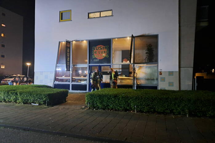 Flinke schade aan sushirestaurant na explosie