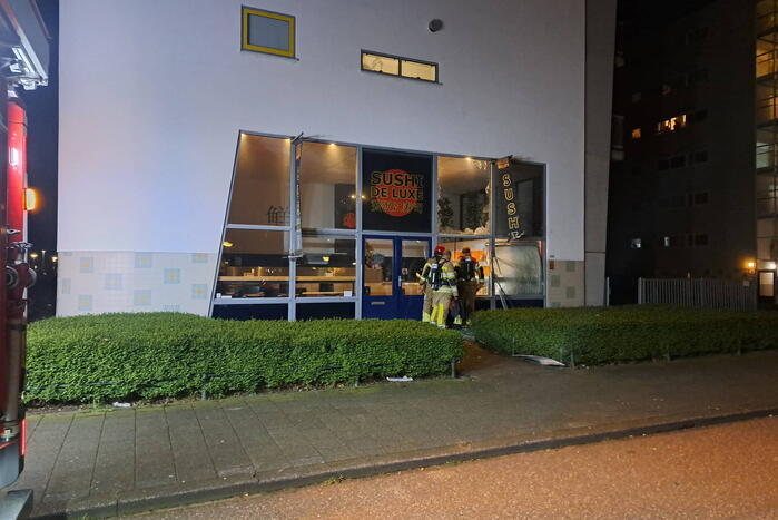 Flinke schade aan sushirestaurant na explosie