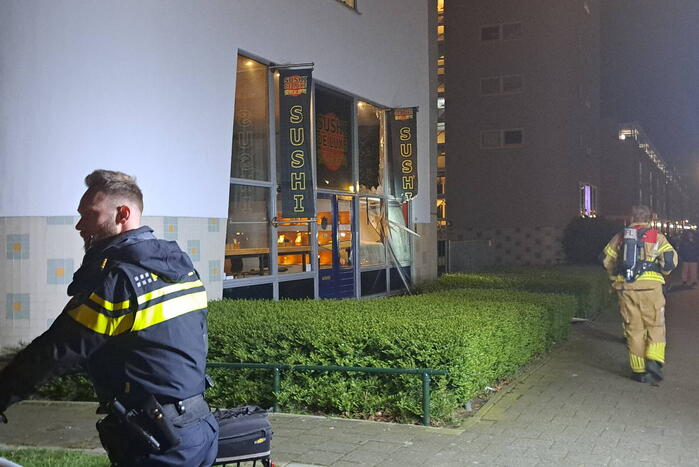 Flinke schade aan sushirestaurant na explosie