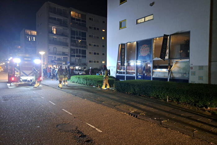 Flinke schade aan sushirestaurant na explosie