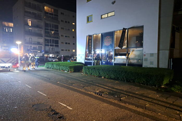 Flinke schade aan sushirestaurant na explosie