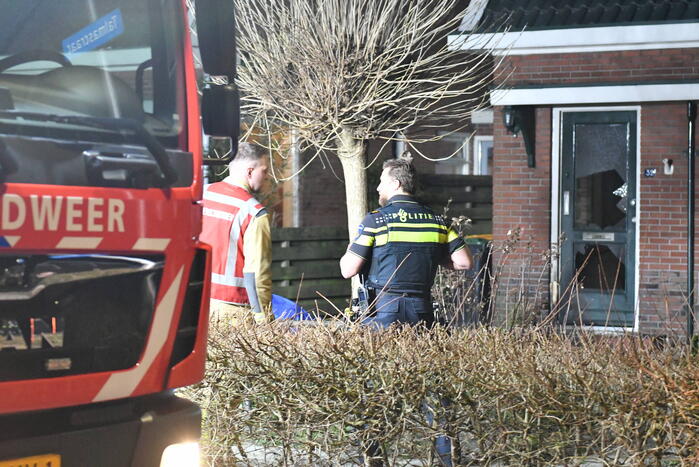 Brand in leegstaande woning zorgt voor rookontwikkeling