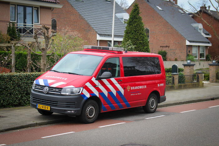 Gaslekkage door graafwerkzaamheden bij woning