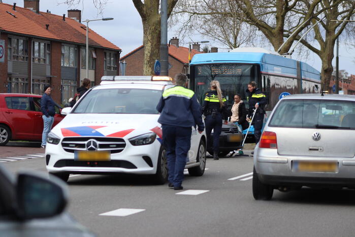 Schade bij ongeval tussen twee voertuigen