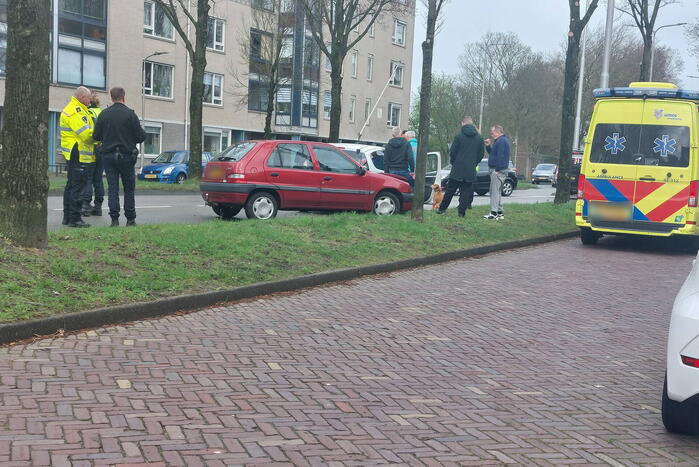 Gewonde bij kop-staart botsing