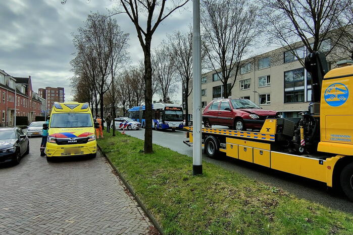 Gewonde bij kop-staart botsing
