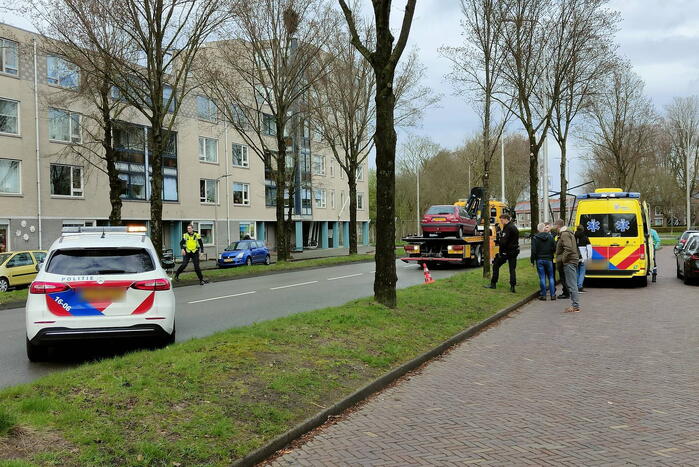 Gewonde bij kop-staart botsing