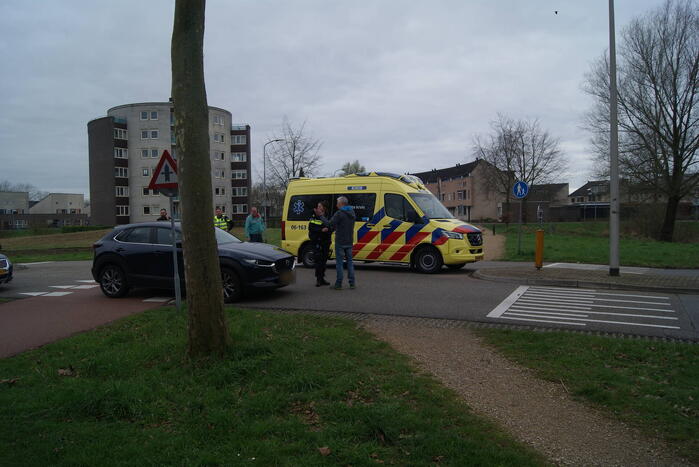 Fietser gewond bij botsing