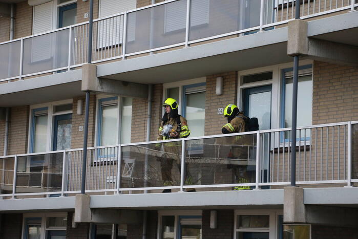 Koolmonoxide-melder gaat af in woning