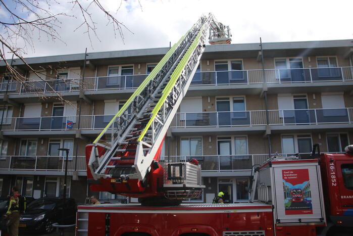 Koolmonoxide-melder gaat af in woning