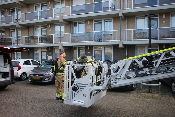 Koolmonoxide-melder gaat af in woning