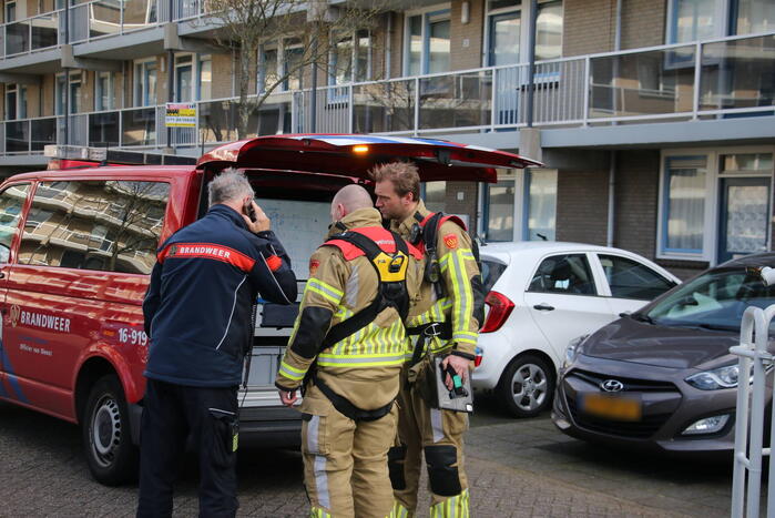 Koolmonoxide-melder gaat af in woning