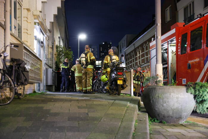 Kaars veroorzaakt brand in badkamer