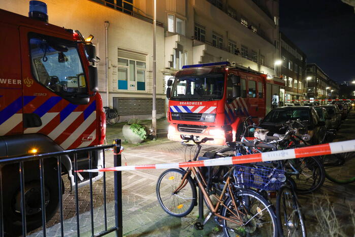 Kaars veroorzaakt brand in badkamer