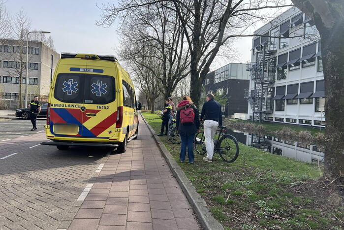 Fietser gewond na valpartij