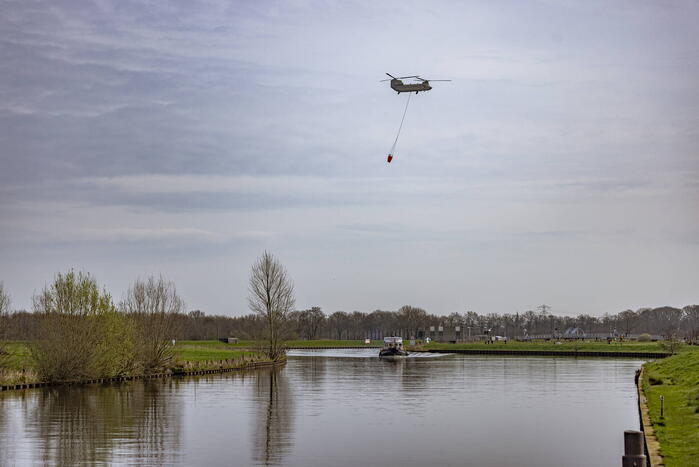 Veel bekijks bij oefening met Chinooks