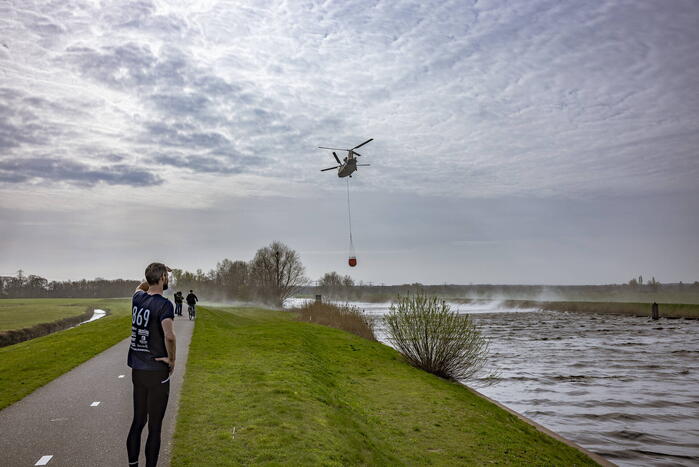Veel bekijks bij oefening met Chinooks