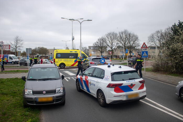 Wederom fietser aangereden op beruchte rotonde