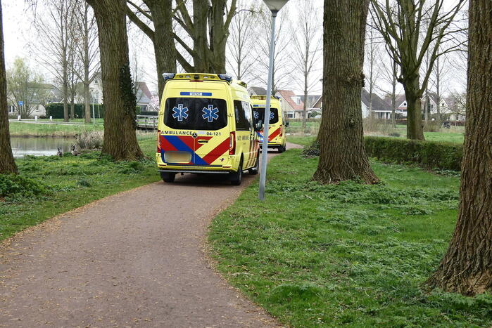 Traumahelikopter ingezet bij ongeval waarbij fietser gewond raakt