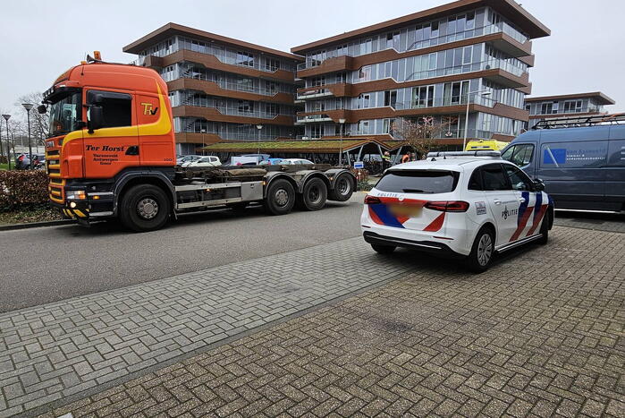 Fietser gewond bij aanrijding met vrachtwagen