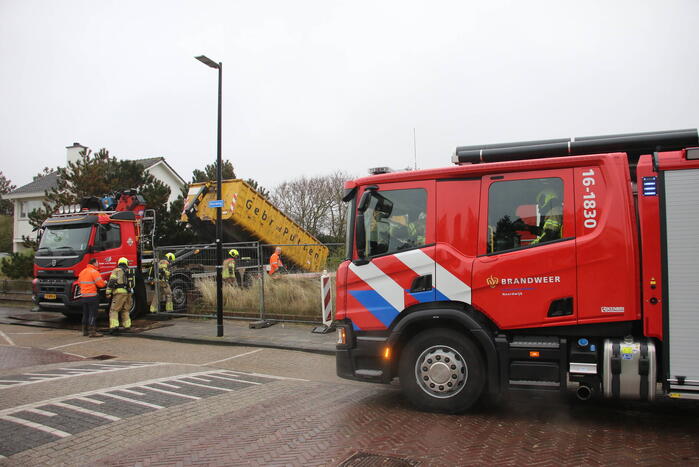 Gaslekkage ontstaan bij sloopwerkzaamheden woning