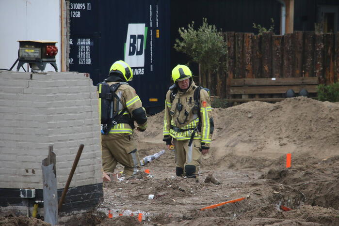 Gaslekkage ontstaan bij sloopwerkzaamheden woning