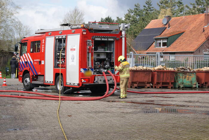 Houtzagerij volledig in het teken van hulpdiensten vanwege brandweerwedstrijd