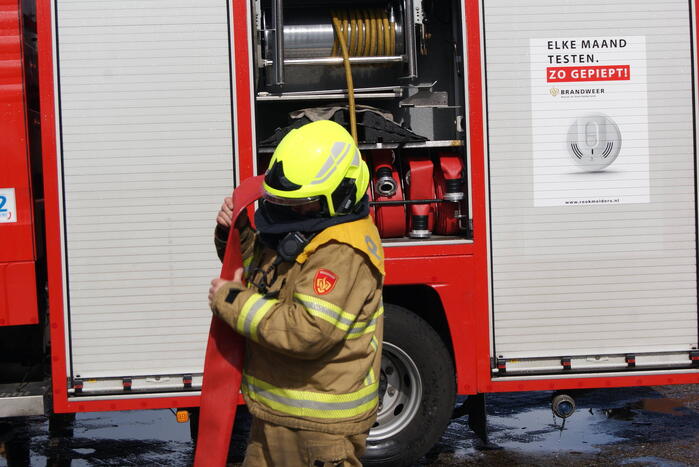 Houtzagerij volledig in het teken van hulpdiensten vanwege brandweerwedstrijd