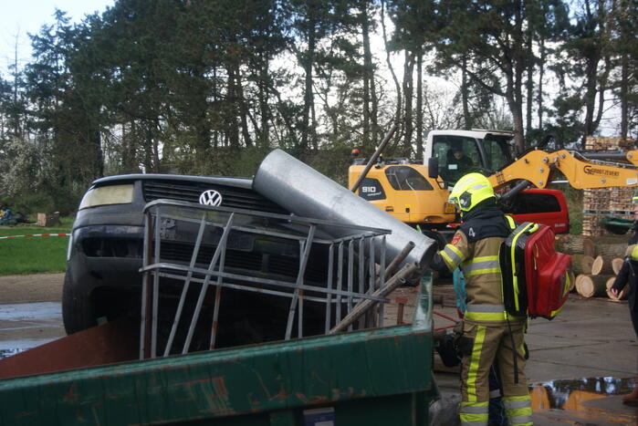 Houtzagerij volledig in het teken van hulpdiensten vanwege brandweerwedstrijd