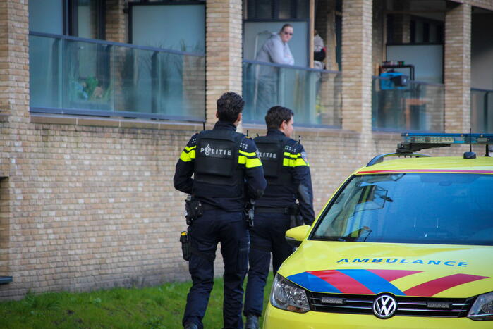 Veel politie ingezet na melding van steekincident