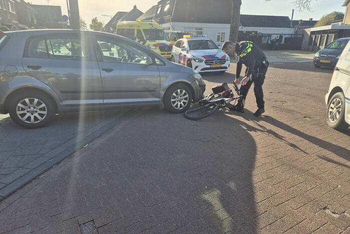 Fietser gewond bij aanrijding met automobilist