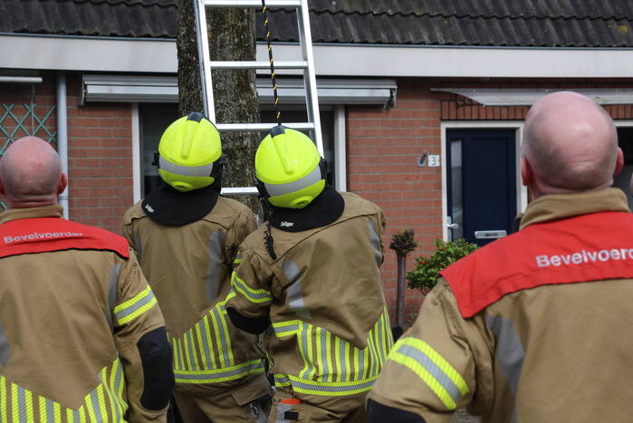 Brandweer ingezet voor vastzittende vogel