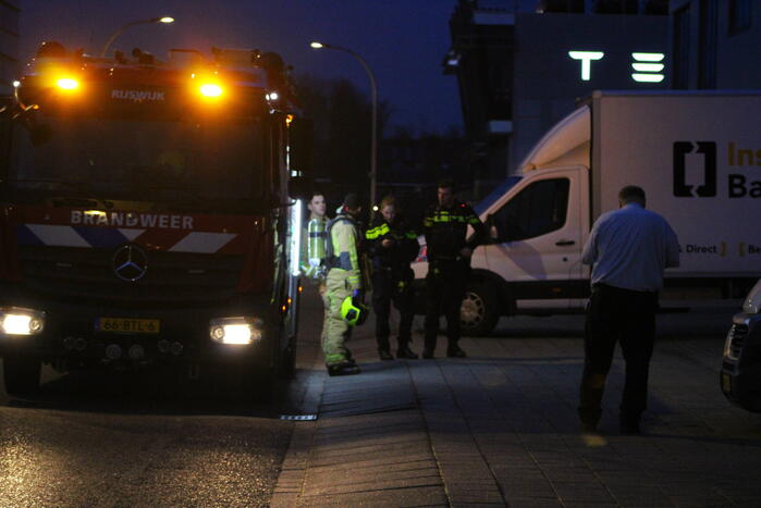 Hulpdiensten aanwezig vanwege mistgenerator