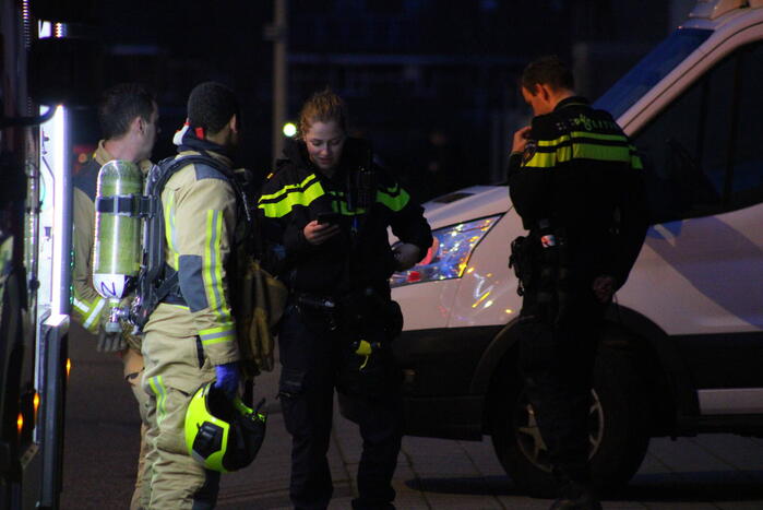 Hulpdiensten aanwezig vanwege mistgenerator