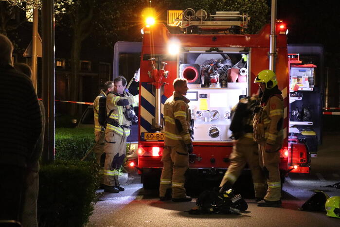 Katten gered bij brand in benedenwoning
