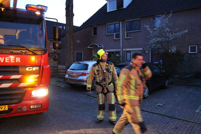 Brand in de meterkast snel onder controle