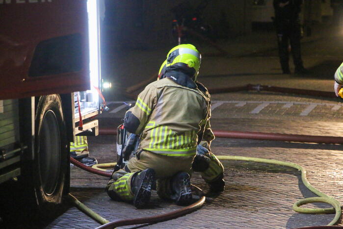 Bestelbus total-loss na brand