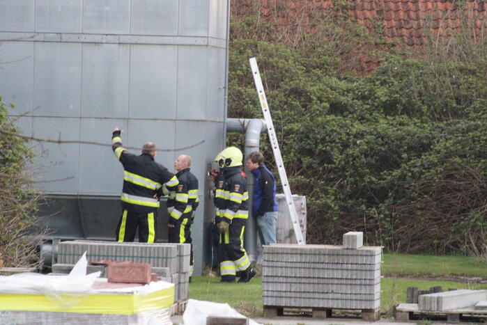 Rookontwikkeling bij brand in container