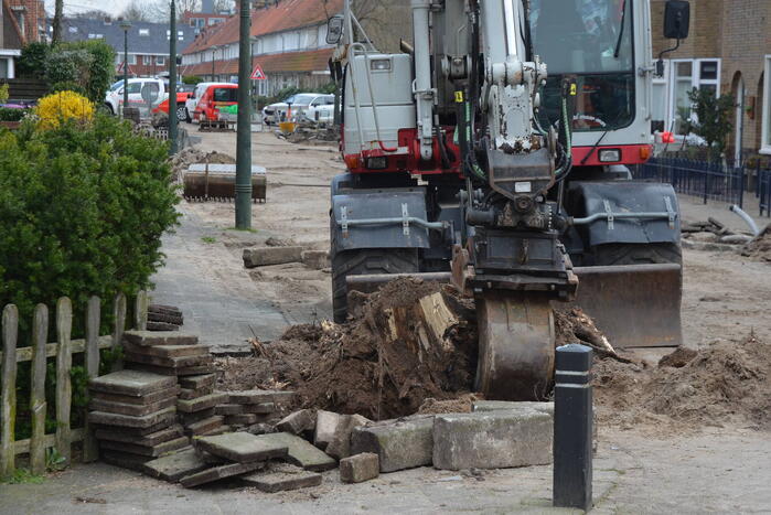 Gaslekkage ontstaan tijdens werkzaamheden