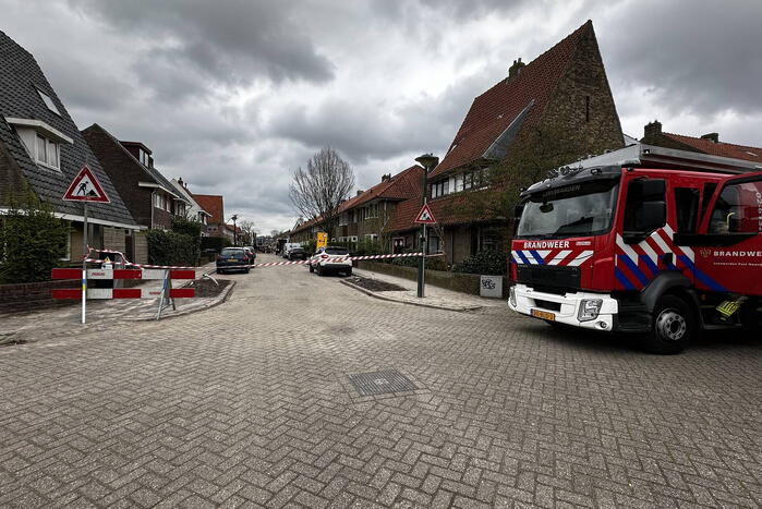 Gaslekkage ontstaan tijdens werkzaamheden