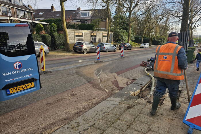 Wederom waterleidingbreuk, einde misère inzicht