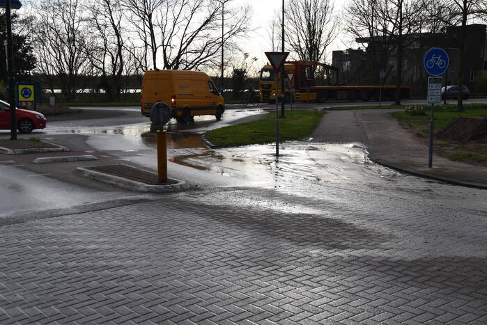 Wederom waterleidingbreuk, einde misère inzicht