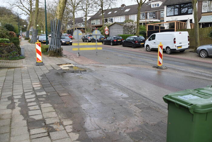 Wederom waterleidingbreuk, einde misère inzicht